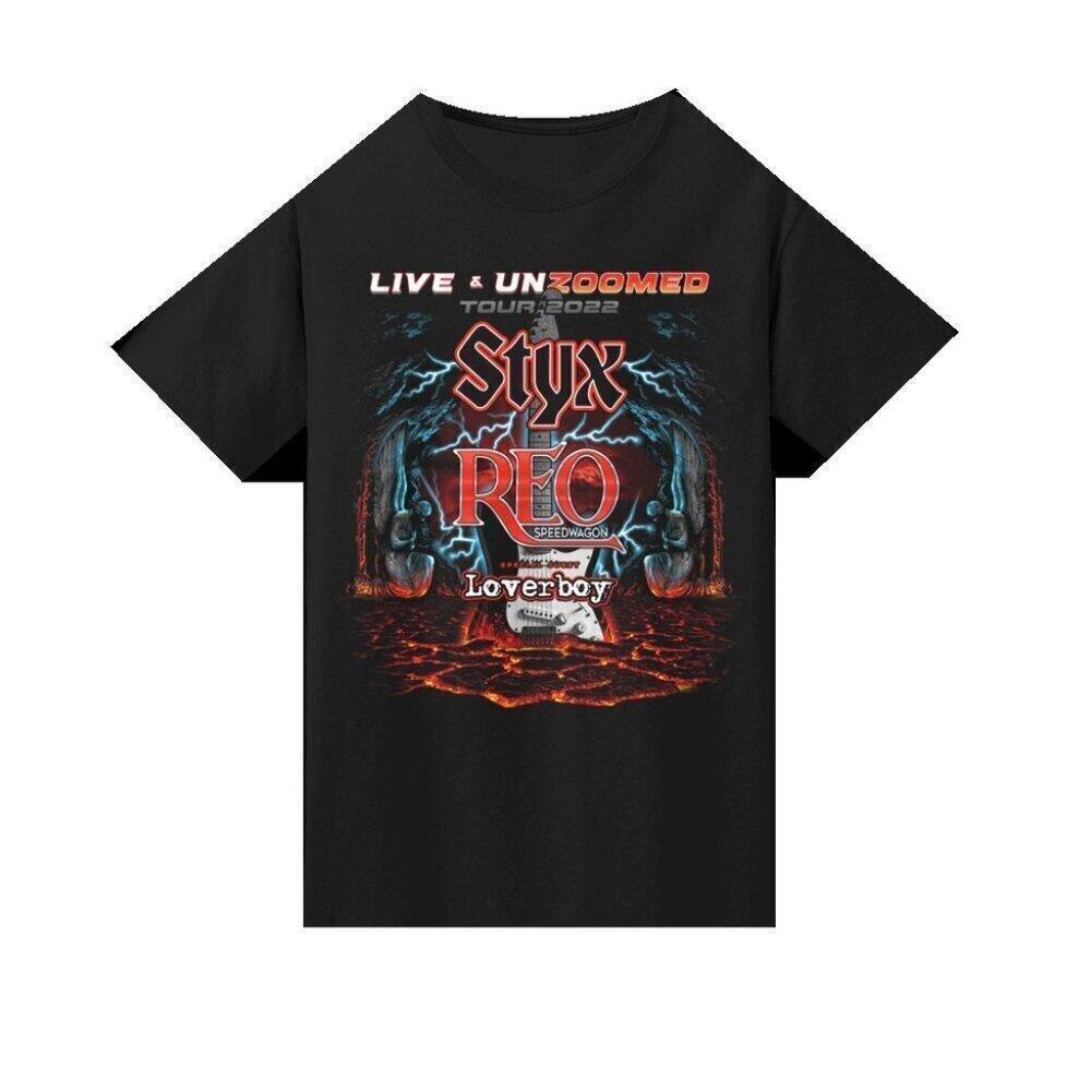 Styx And Reo Speedwagon Live Unzoomed Tour T-Shirt